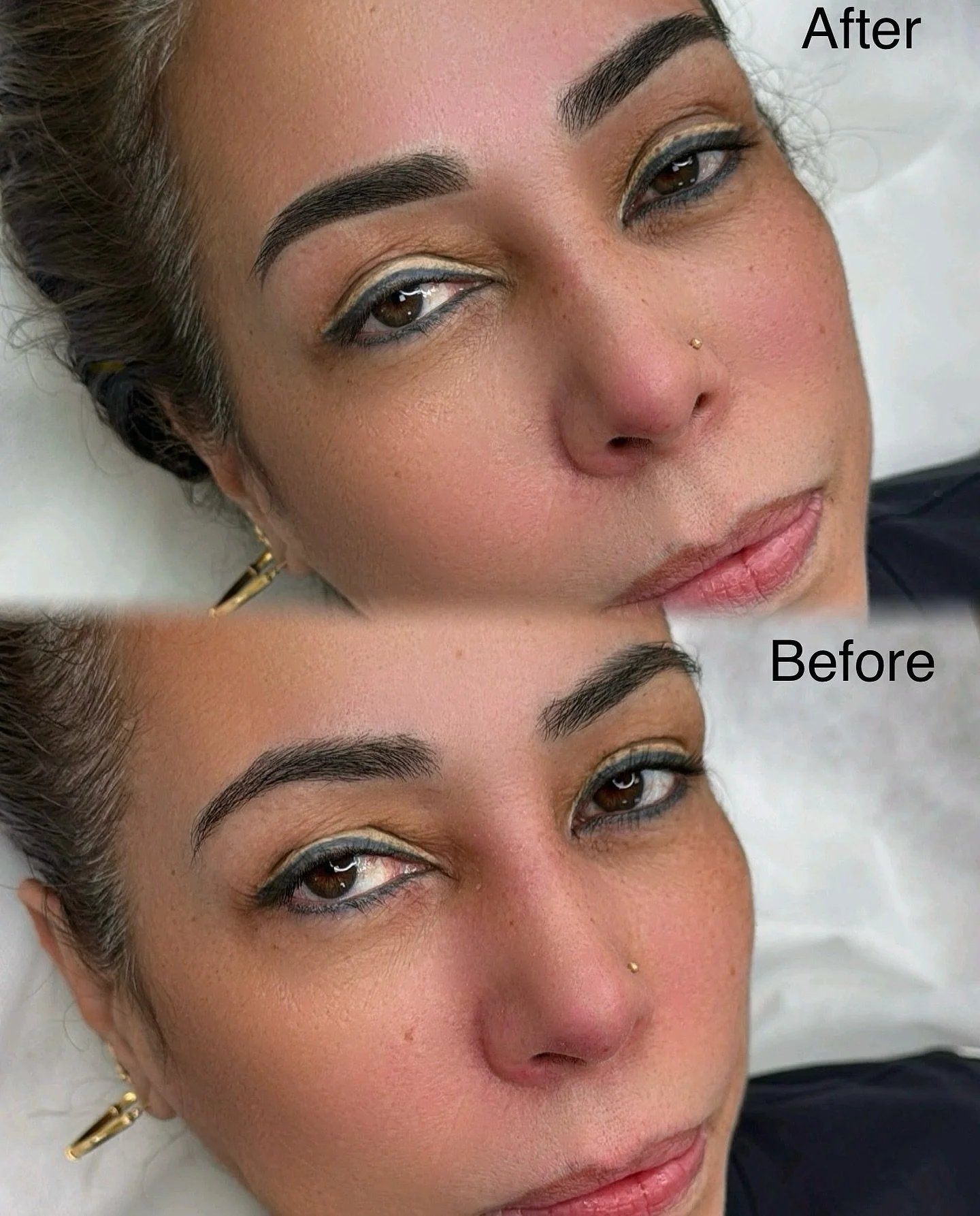 Even if you already have full, beautiful brows, ombr&eacute; brows can make all the difference! My sweet client had amazing brows to begin with, but we gave them a subtle lift and soft enhancement to accentuate her natural shape. Whether your brows a
